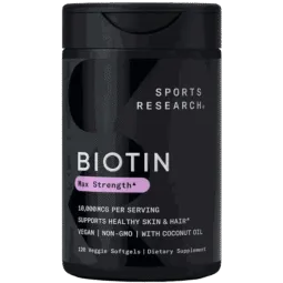 Alternative view of Biotin with Organic Coconut Oil (10000MCG)