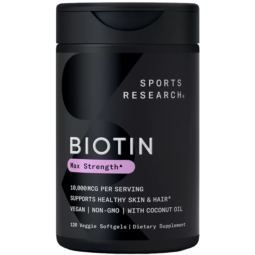 Biotin with Organic Coconut Oil (10000MCG)